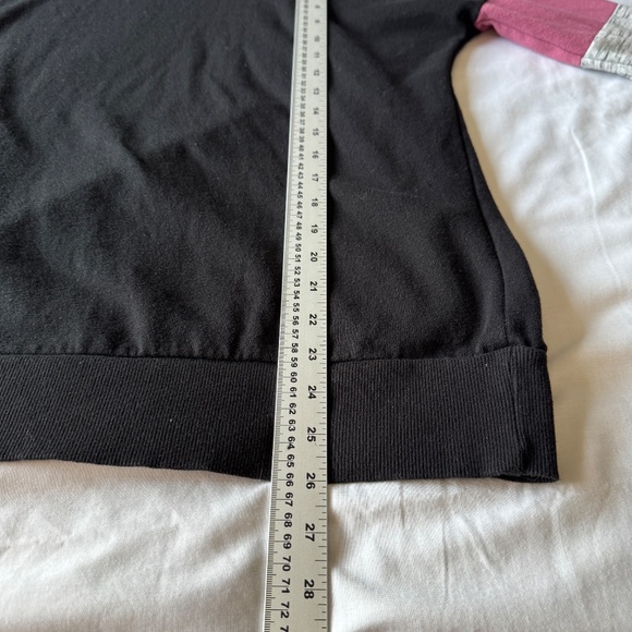 Miss Chievous Women's Fleece Cowl Neck Long Sleeve Pullover Sweatshirt Black XL - Picture 11 of 13